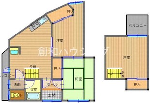 川口ハイツⅢの物件間取画像